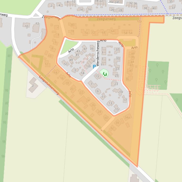 Kaart van postcodegebied 9482VH.