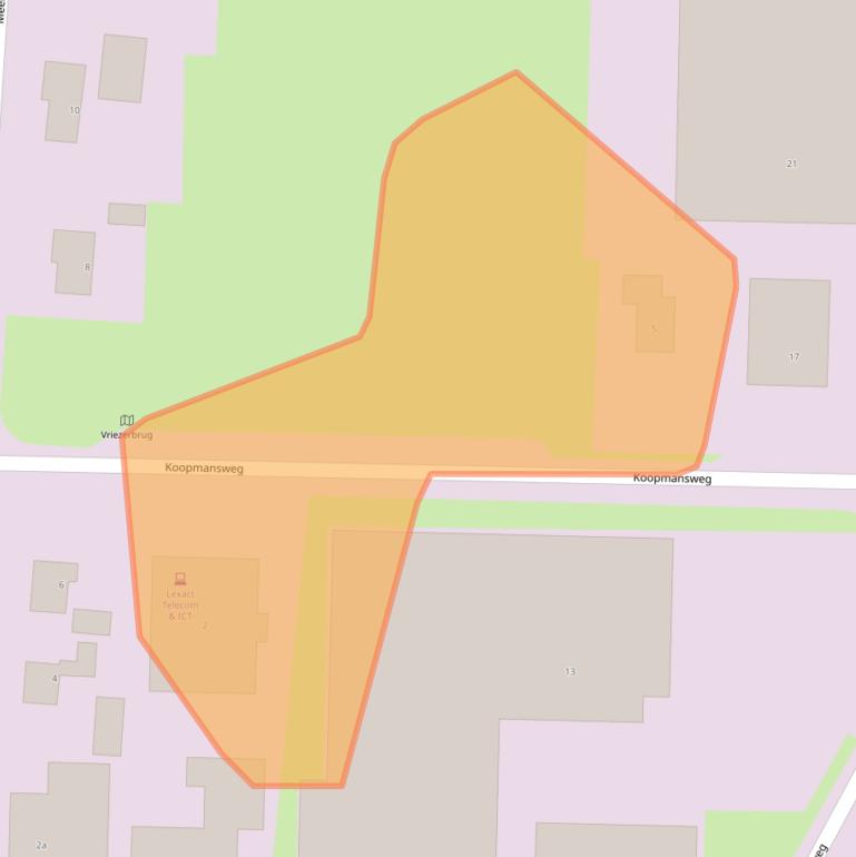 Kaart van postcodegebied 9482WC.