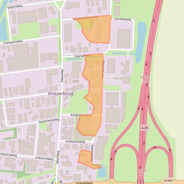 Kaart van postcodegebied 9482WG.