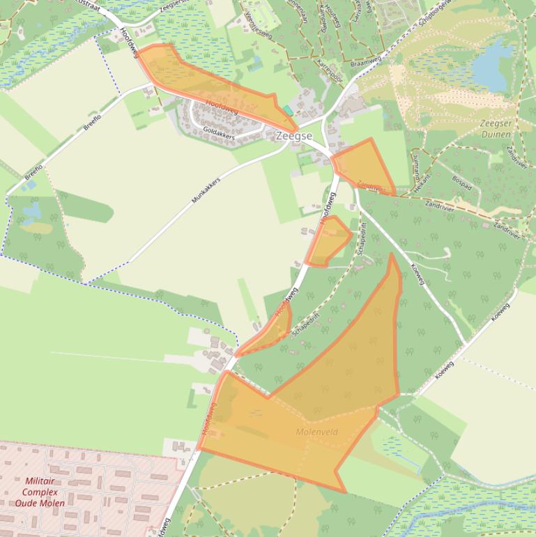 Kaart van postcodegebied 9483PA.