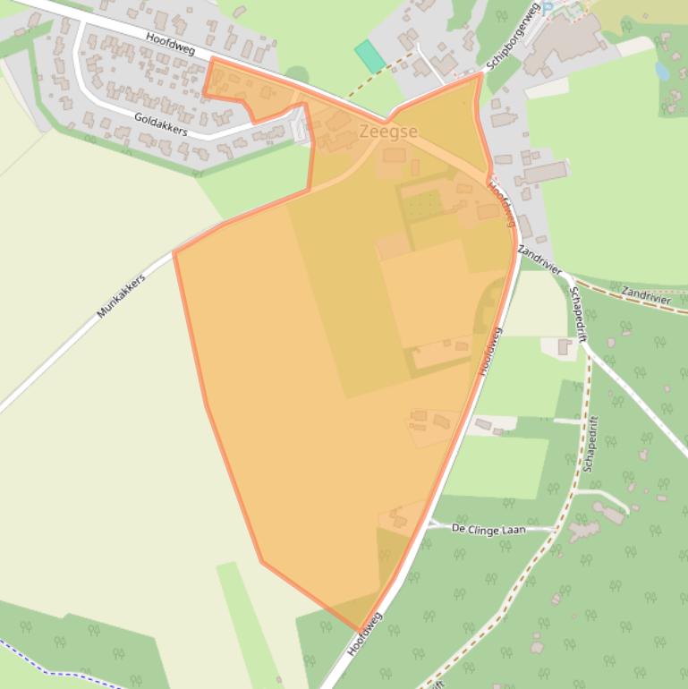 Kaart van postcodegebied 9483PC.