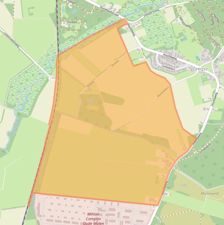 Kaart van postcodegebied 9483PD.