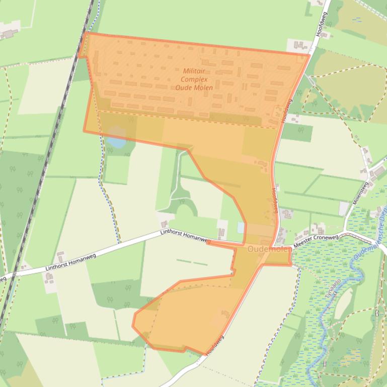 Kaart van postcodegebied 9484TB.