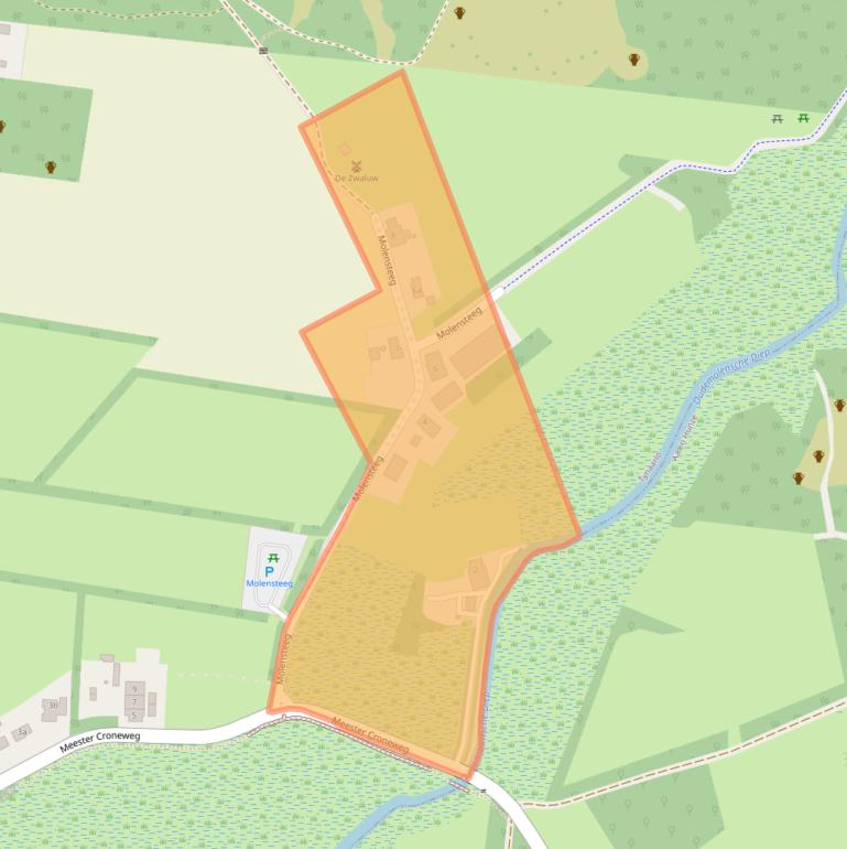 Kaart van postcodegebied 9484TE.