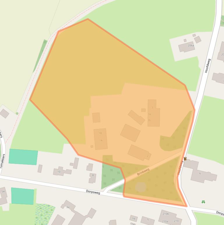 Kaart van postcodegebied 9485TC.