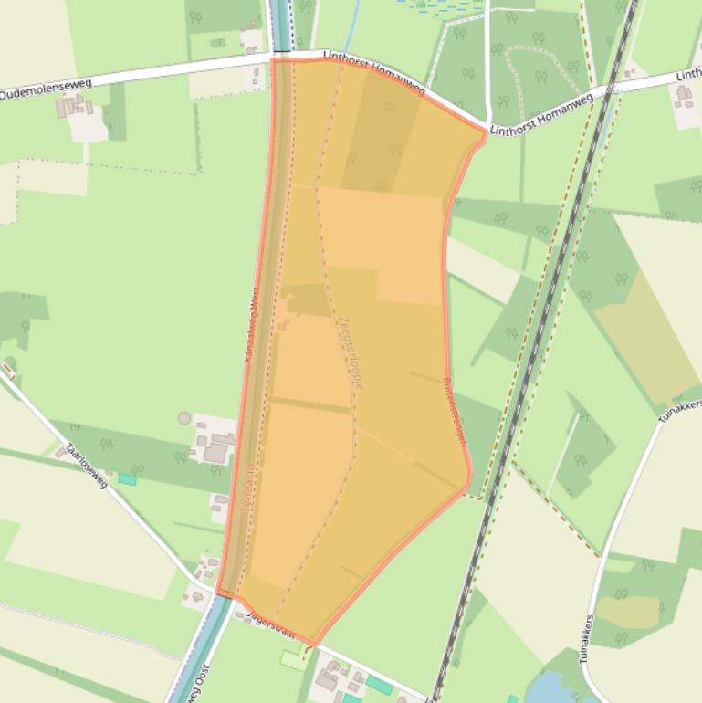 Kaart van postcodegebied 9485TE.