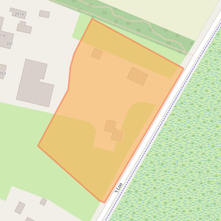 Kaart van postcodegebied 9485TL.