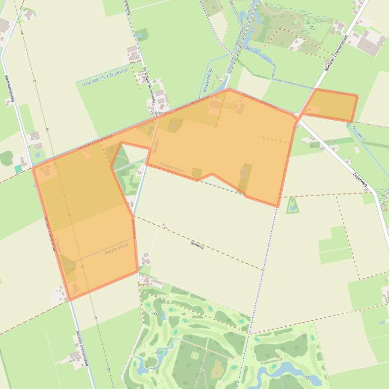 Kaart van postcodegebied 9488TA.