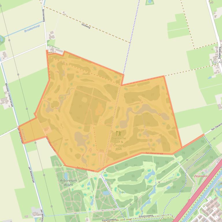 Kaart van postcodegebied 9489TH.