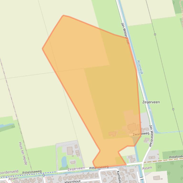 Kaart van postcodegebied 9489TK.