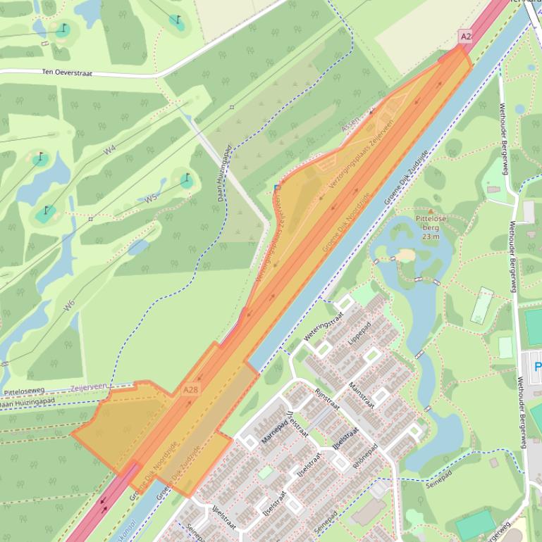 Kaart van postcodegebied 9489TZ.