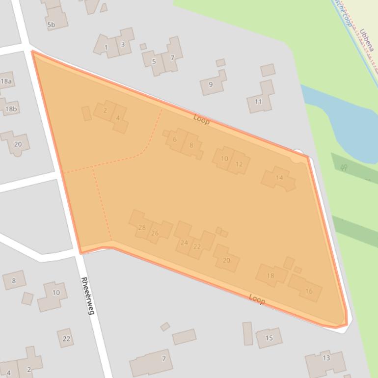 Kaart van postcodegebied 9491BP.