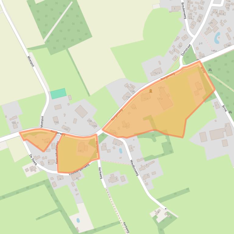 Kaart van postcodegebied 9494PB.