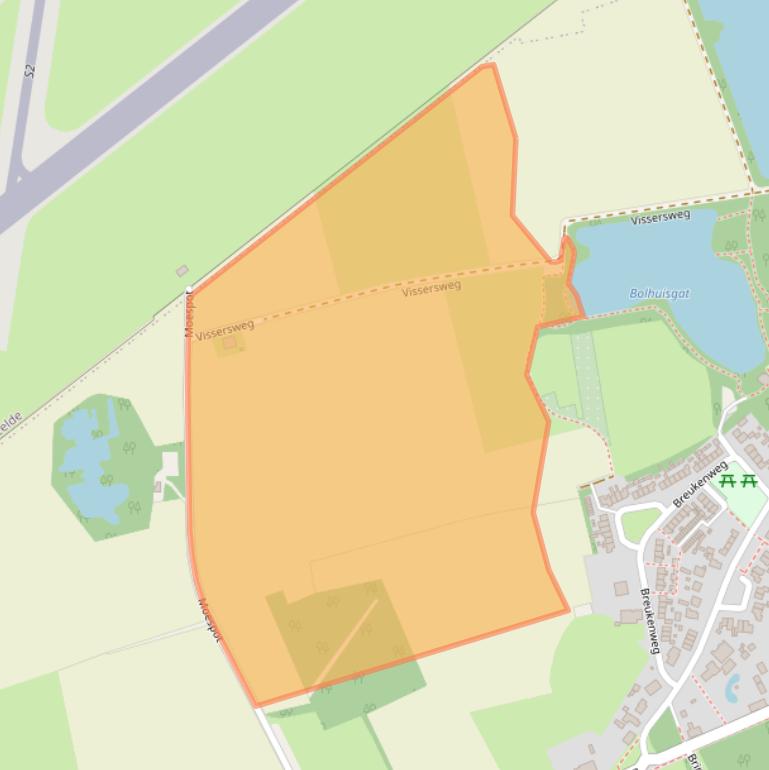 Kaart van postcodegebied 9494PM.