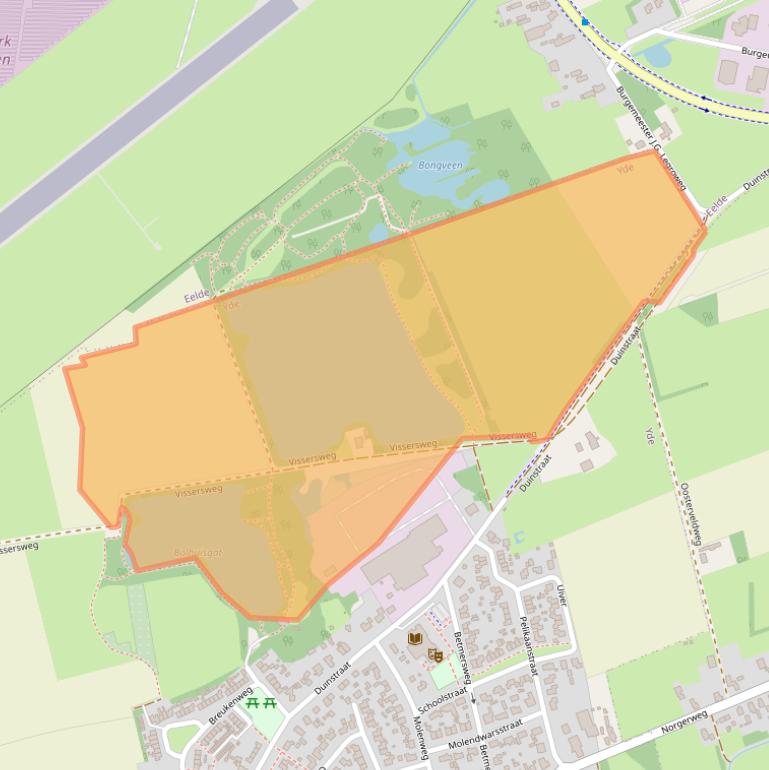 Kaart van postcodegebied 9494TG.