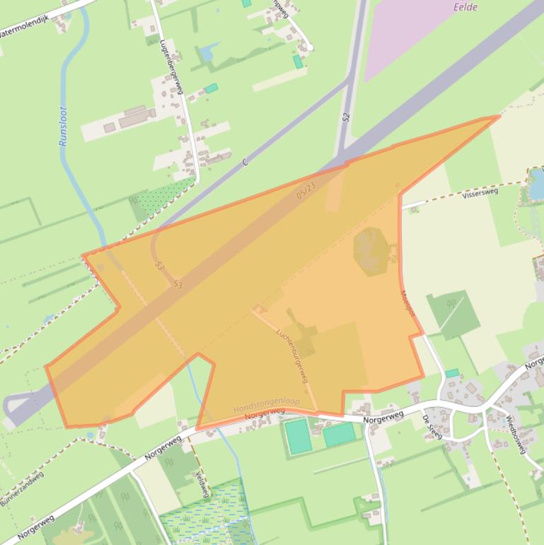 Kaart van postcodegebied 9494TH.