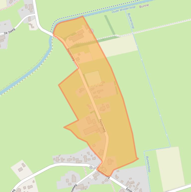 Kaart van postcodegebied 9496PC.