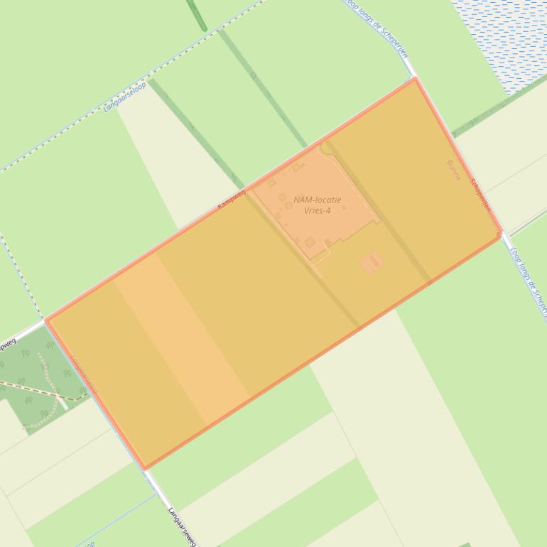 Kaart van postcodegebied 9496TH.