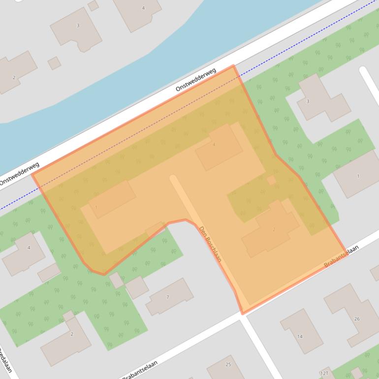 Kaart van postcodegebied 9501AH.