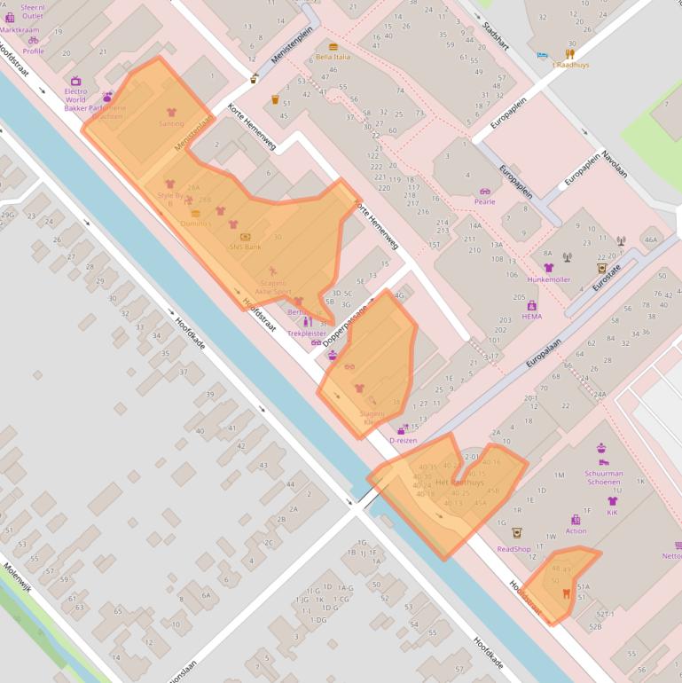 Kaart van postcodegebied 9501CM.