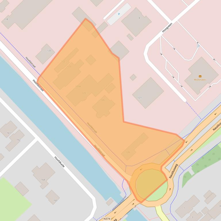 Kaart van postcodegebied 9501CS.