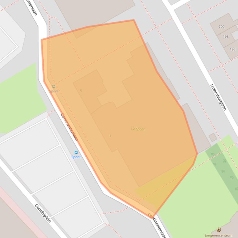 Kaart van postcodegebied 9501DB.