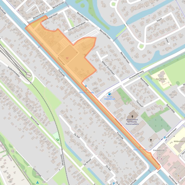 Kaart van postcodegebied 9501EP.