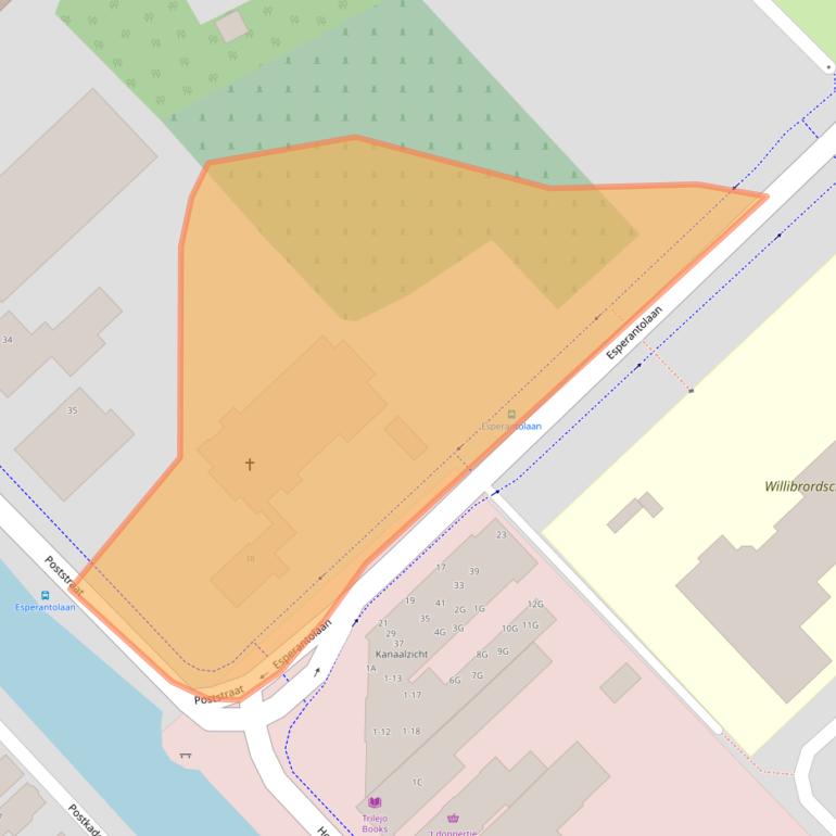 Kaart van postcodegebied 9501ES.