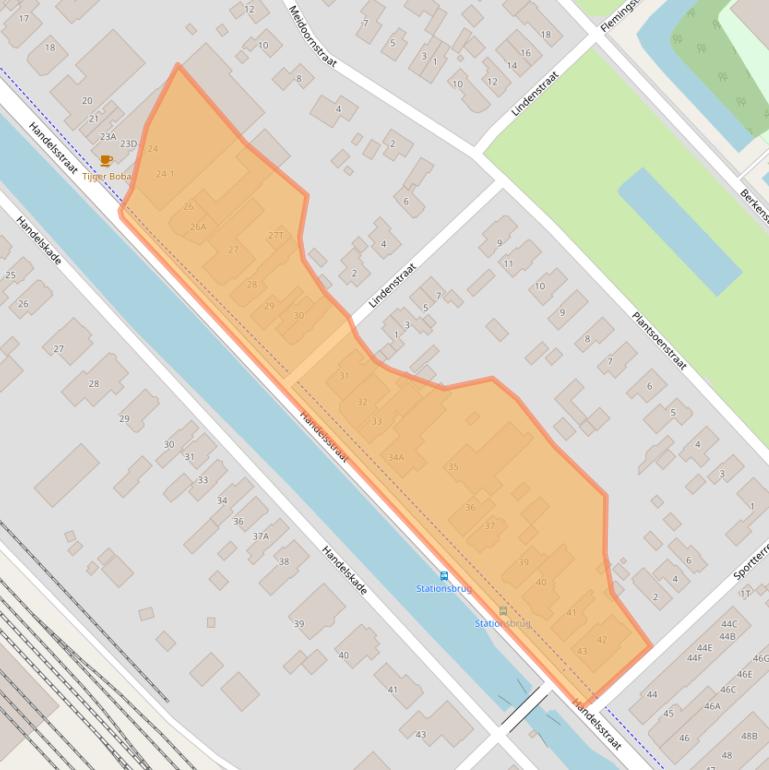 Kaart van postcodegebied 9501EV.