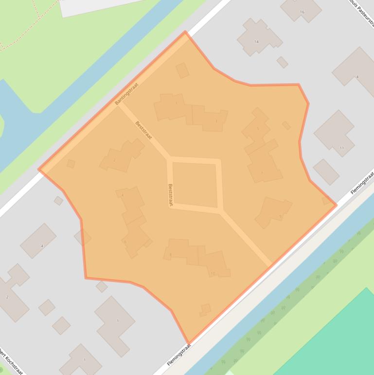 Kaart van postcodegebied 9501HV.