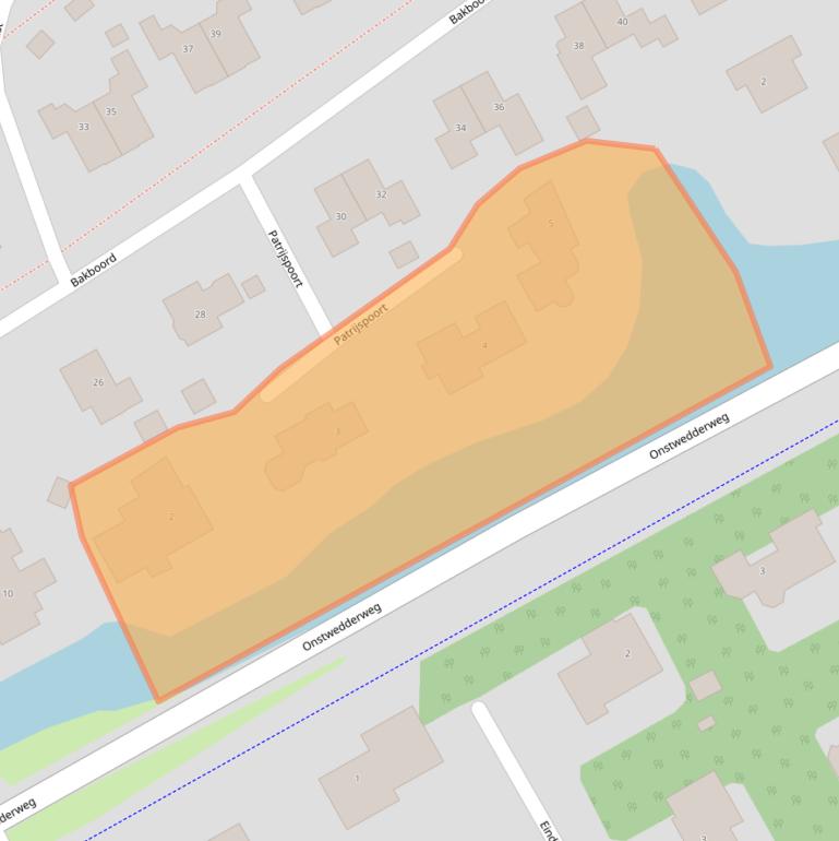 Kaart van postcodegebied 9501KA.