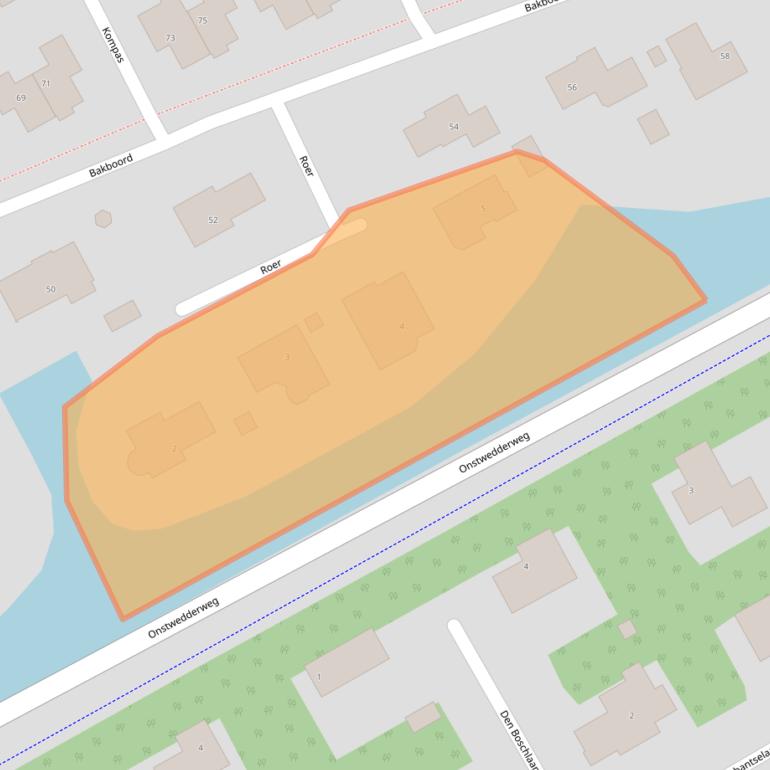 Kaart van postcodegebied 9501KD.