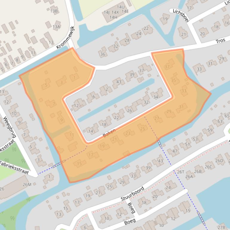 Kaart van postcodegebied 9501KM.