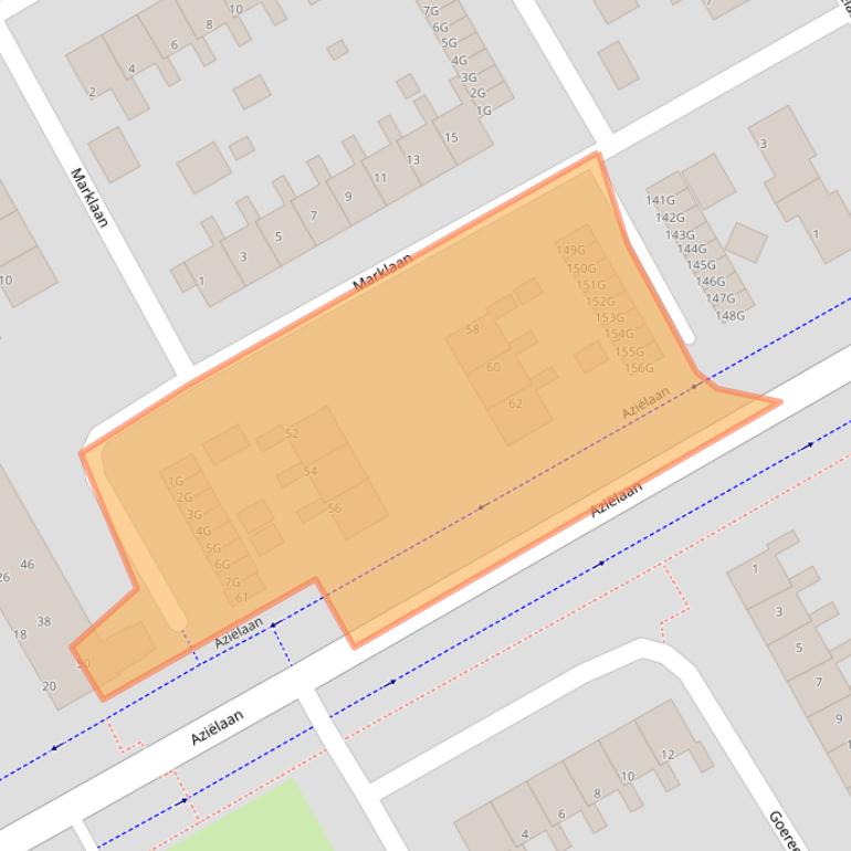 Kaart van postcodegebied 9501PC.