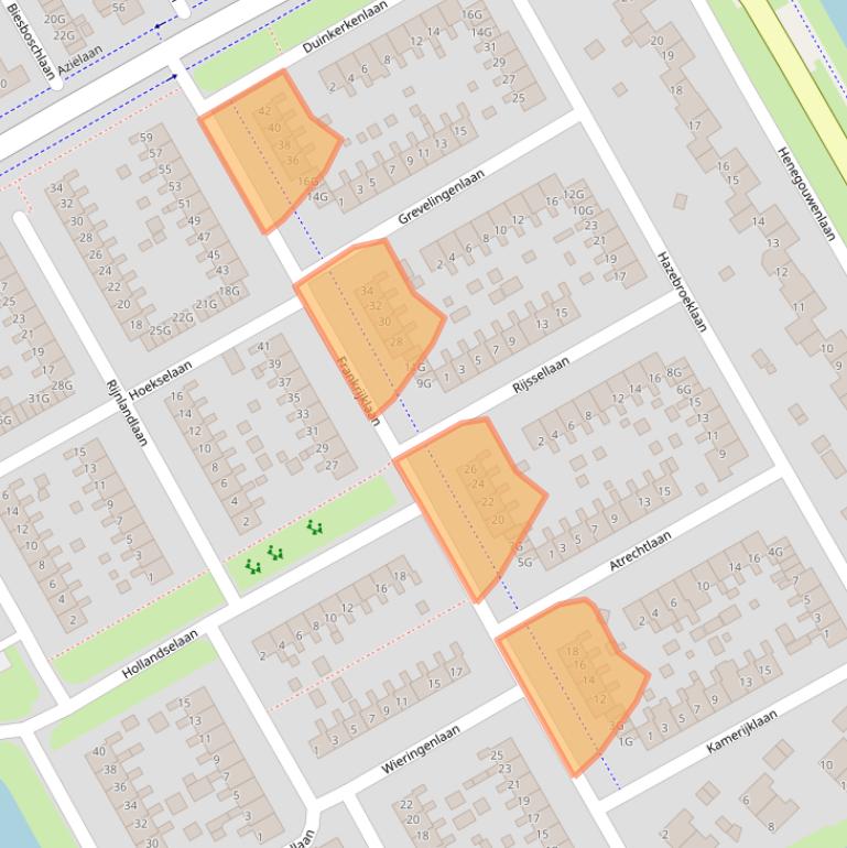 Kaart van postcodegebied 9501RP.