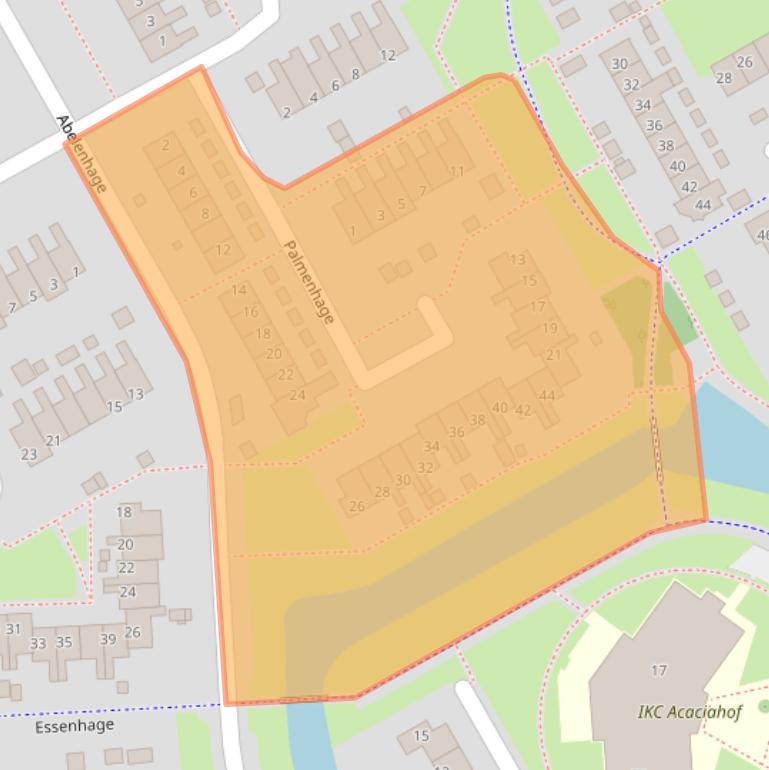 Kaart van postcodegebied 9501TT.