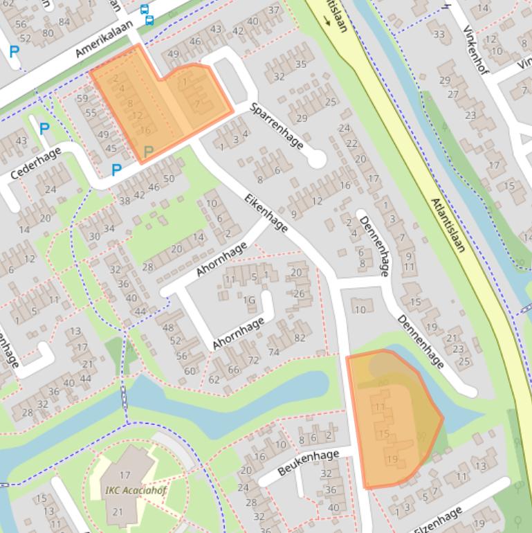 Kaart van postcodegebied 9501VD.