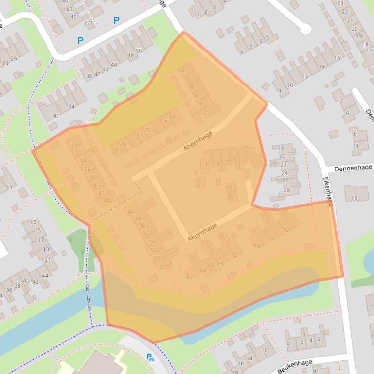 Kaart van postcodegebied 9501VE.