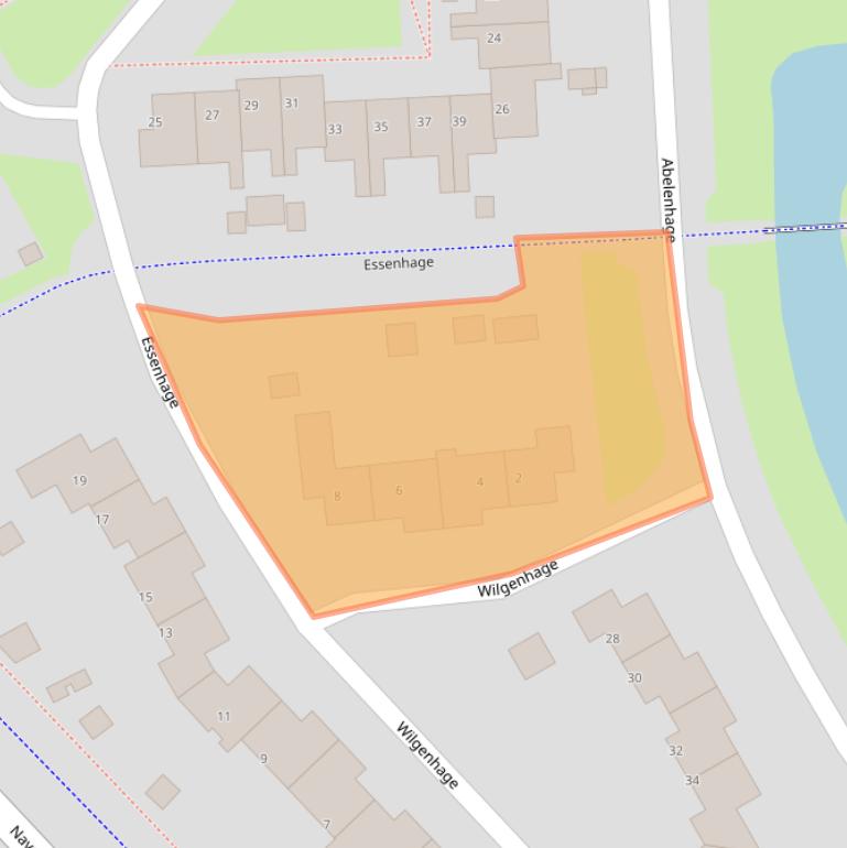 Kaart van postcodegebied 9501WC.