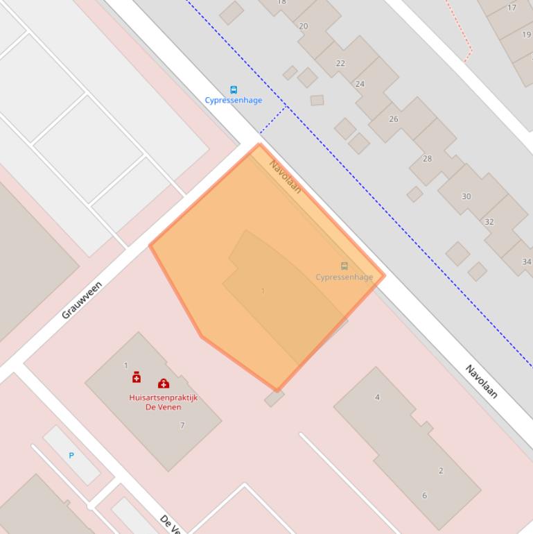 Kaart van postcodegebied 9501WH.