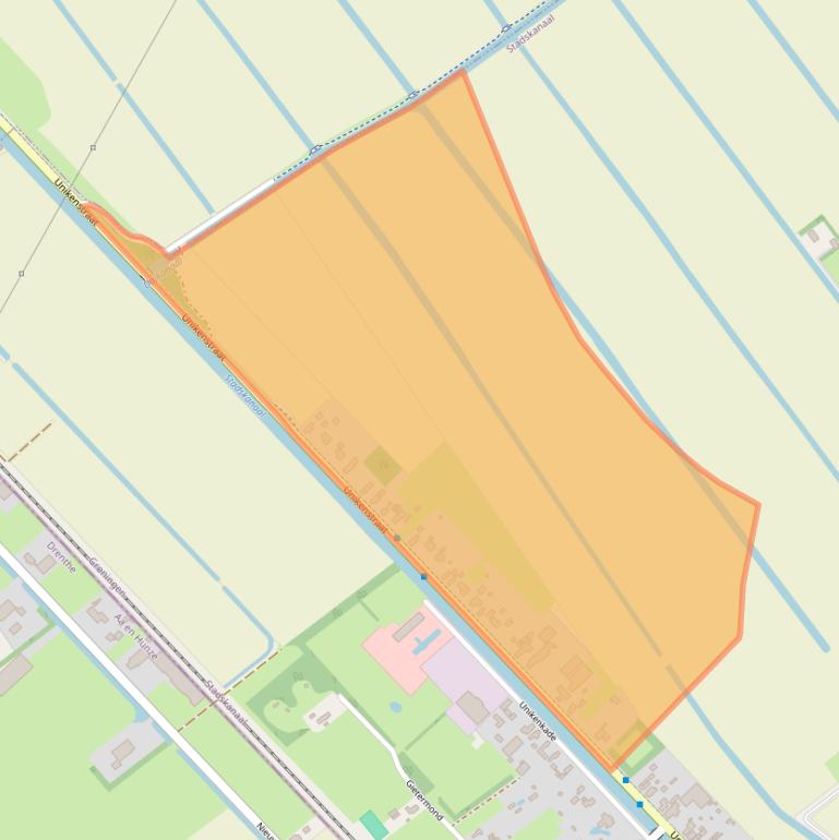 Kaart van postcodegebied 9501XD.