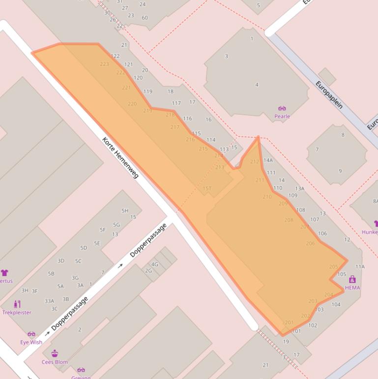 Kaart van postcodegebied 9501XW.