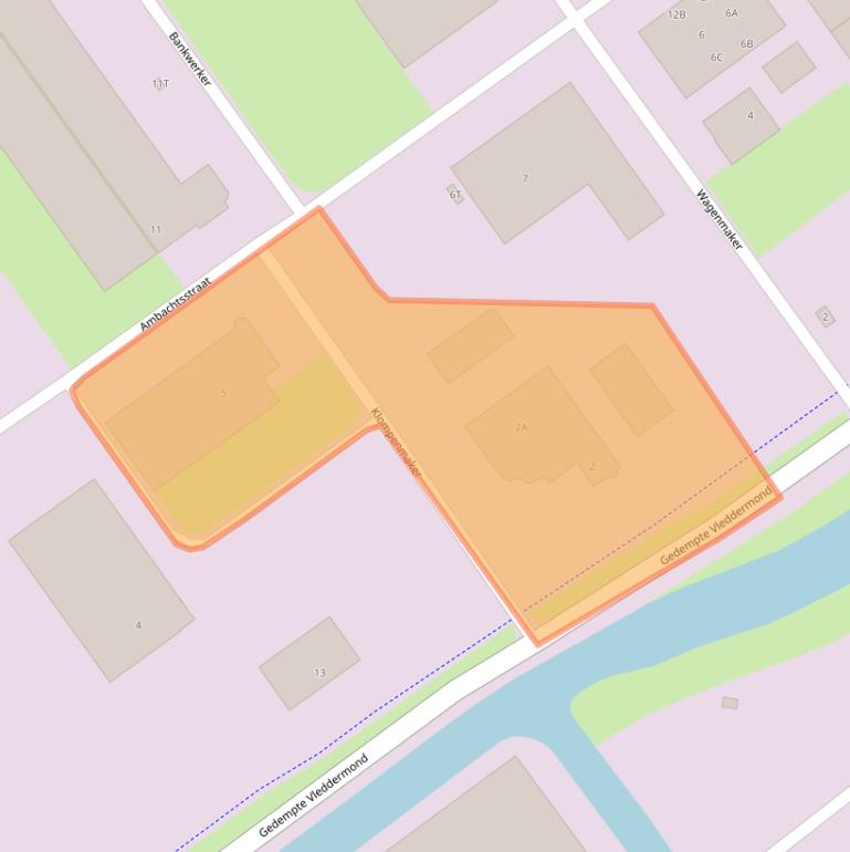 Kaart van postcodegebied 9502EP.