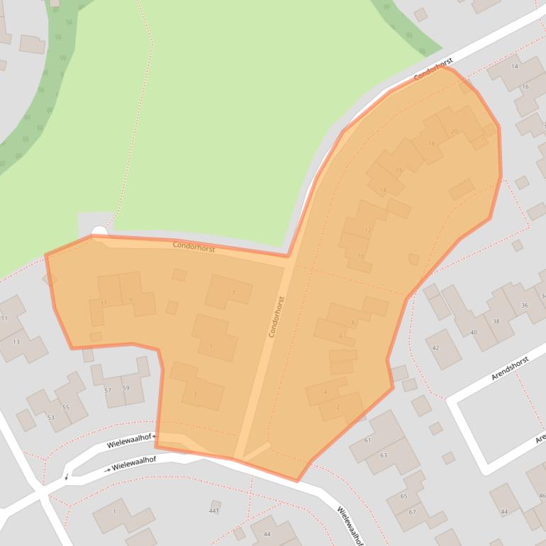 Kaart van postcodegebied 9502HN.