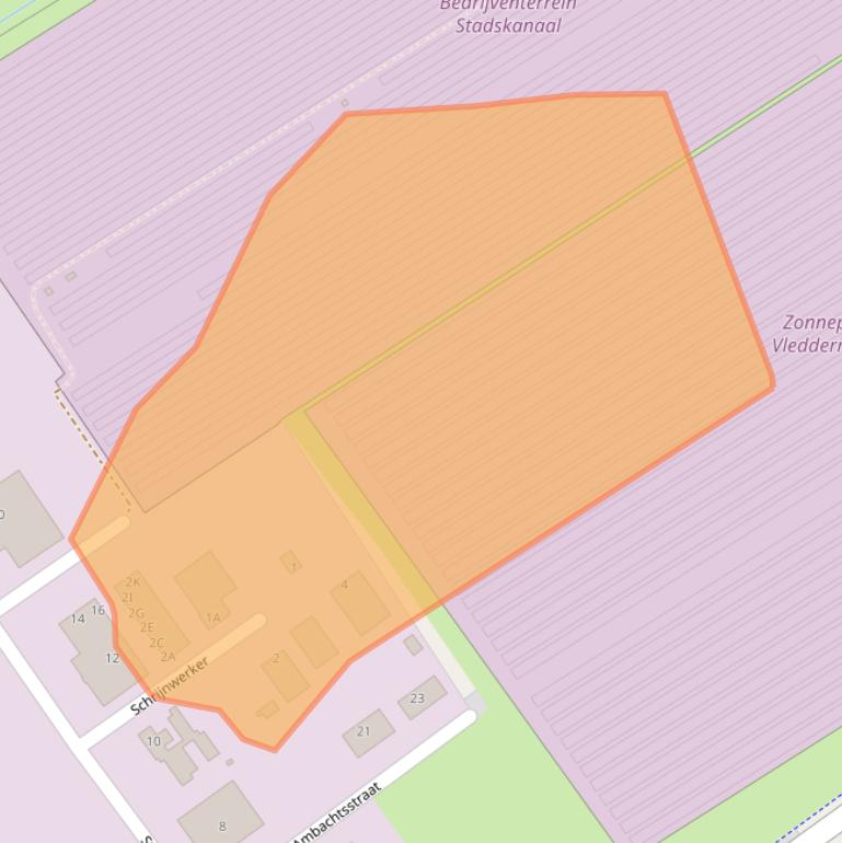 Kaart van postcodegebied 9502KH.