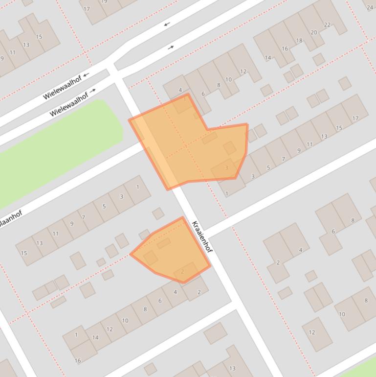 Kaart van postcodegebied 9502SG.