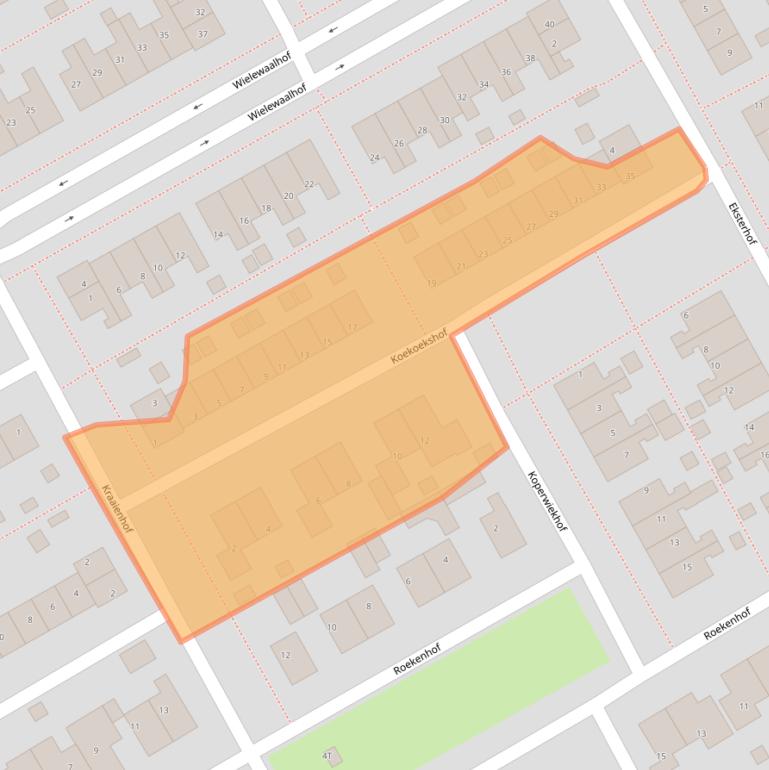 Kaart van postcodegebied 9502SV.