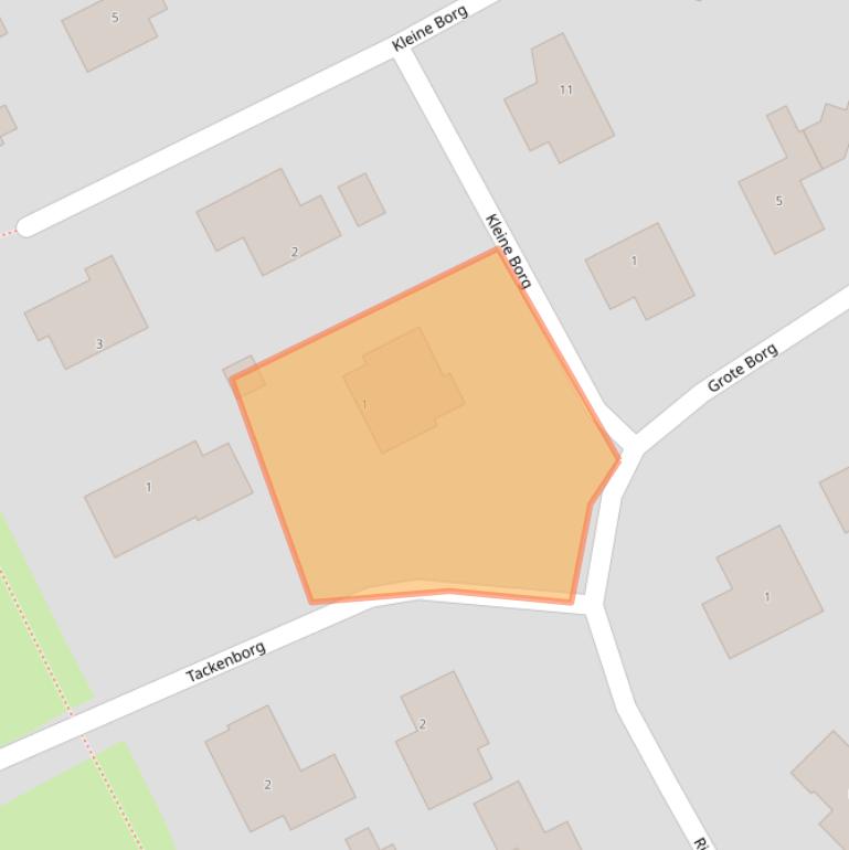 Kaart van postcodegebied 9502TE.