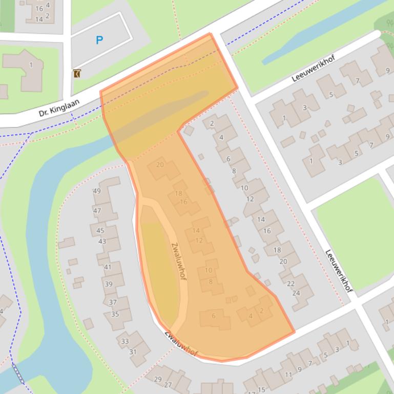 Kaart van postcodegebied 9502TS.