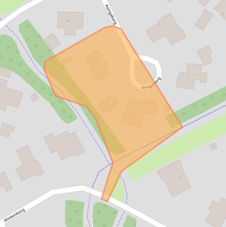 Kaart van postcodegebied 9502WC.